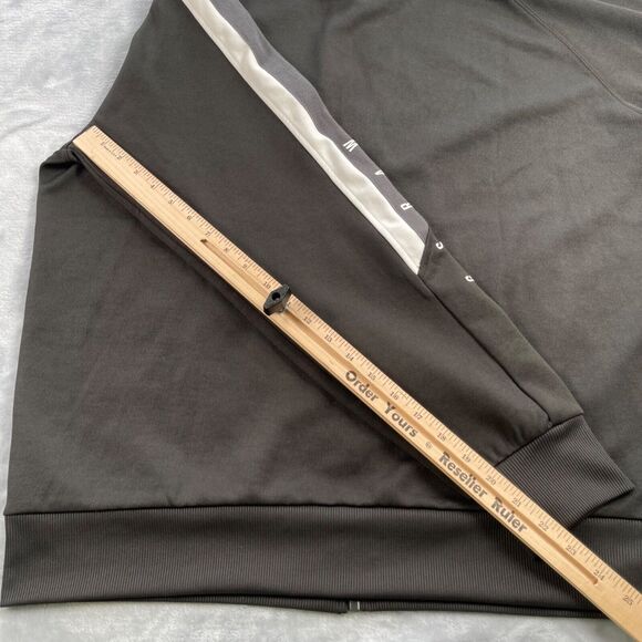 G-star Raw Jacket Mens XL Side Stripe Track Top Full Zip Tape Inset Raven Color - Picture 10 of 16